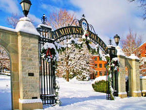 Elmhurst College winter